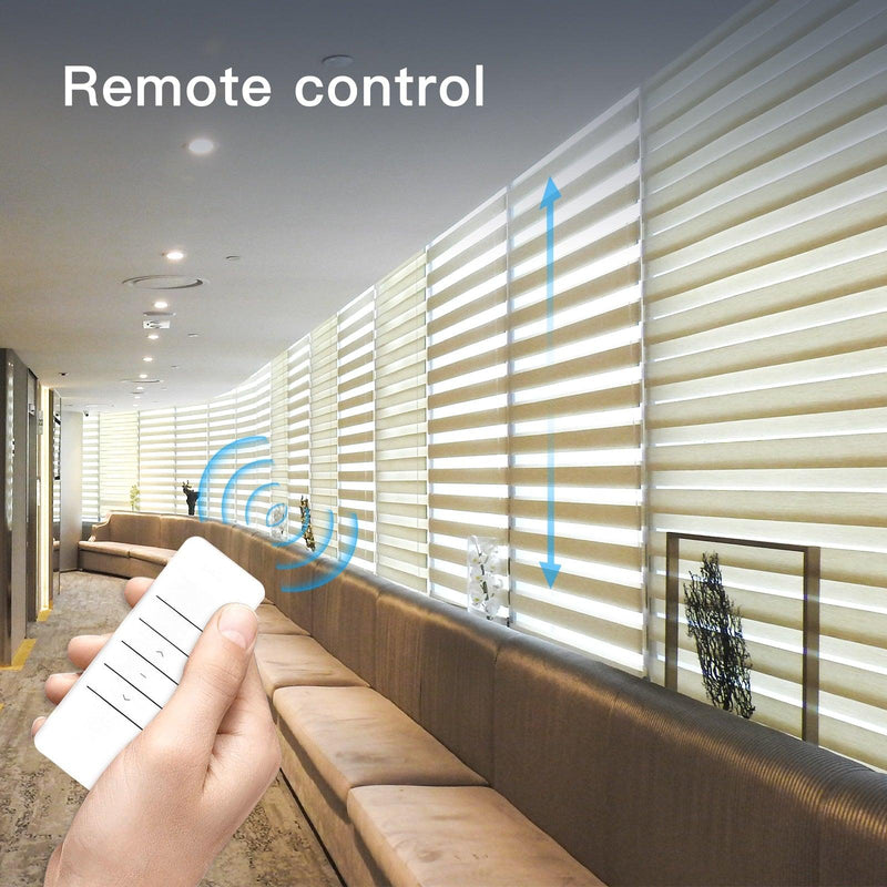 Abridor automático de cortinas horizontal- Alexa/Google - Mundo Home